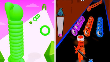 Long Neck Run 🏃 vs Reverse gameplay  Colour Run walkthrough , iOS Android New Update ( part : 1883 )