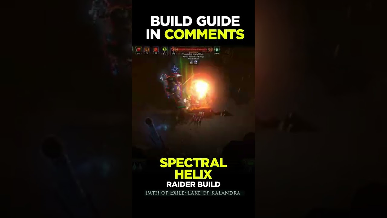 SPECTRAL HELIX BUILD | PoE Builds | #shorts #pathofexile #poe #poeleague