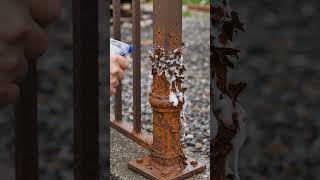 Instant Rust Cleaning Spray, Satisfying ASMR 😌#rust #spray  #satisfying #asmr #shorts #relax