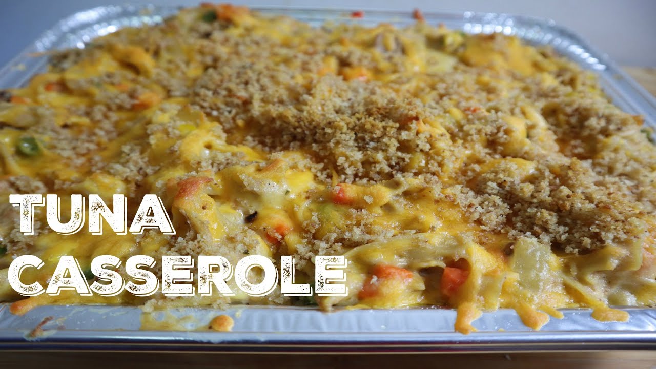 How To Make Cheesy Tuna Casserole YouTube