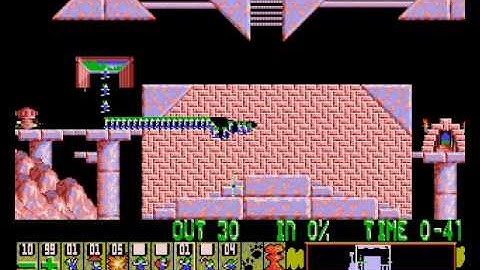 Lemmings - Mayhem 27 "Just a Minute p2" QUICK & EASY SOLUTION