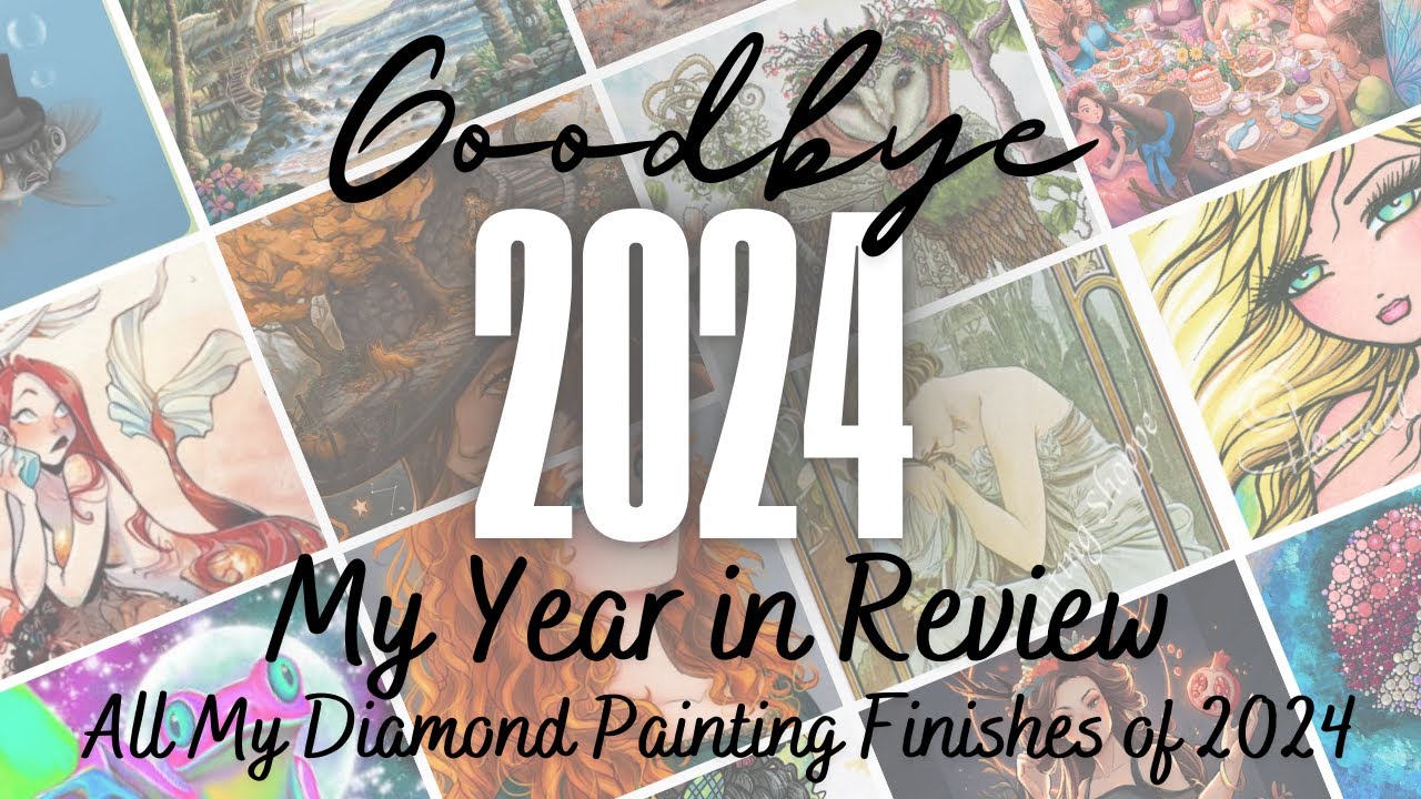 Прощай, 2024! Но сначала давайте подведём итоги года — все мои работы по алмазной живописи за 202...