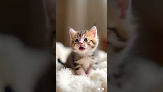 Cute Kitten Meowing