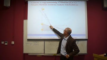 Linear Programming (Simplex Method Sensitivity Analysis): Optimization #5.2 | ZC OCW
