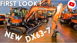 Brand new Develon DX637 ! / First look / stock yard tour