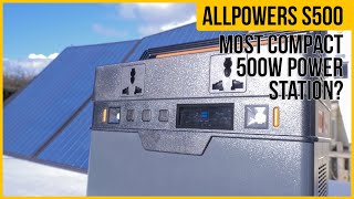 Allpowers 500W portable power station review | inc 100W solar panel | vs Jackery, Bluetti, EcoFlow