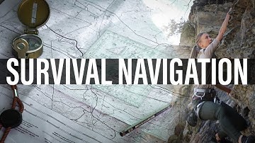 SURVIVAL NAVIGATION WITH A MAP AND LENSATIC COMPASS | How to navigate for survival