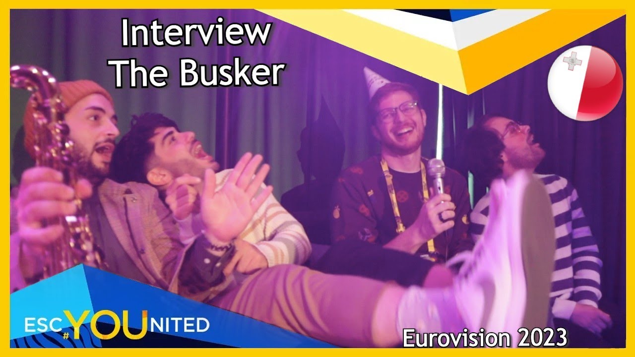 Eurovision 2023 | ESCUnited Interview with The Busker (Malta)