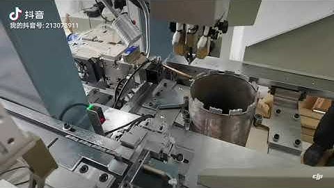 Automatic laser welding machine for core drill