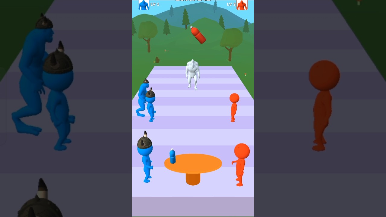 Bottle 🍼 Flip Clash Game 😂 Level 140 😱 #gaming #games #bottleflip #gameplay #sujitgaming