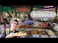 BUFFET à VOLONTÉ Thaï à 1.10€ 💰 |Bangkok, Thailande 2021|