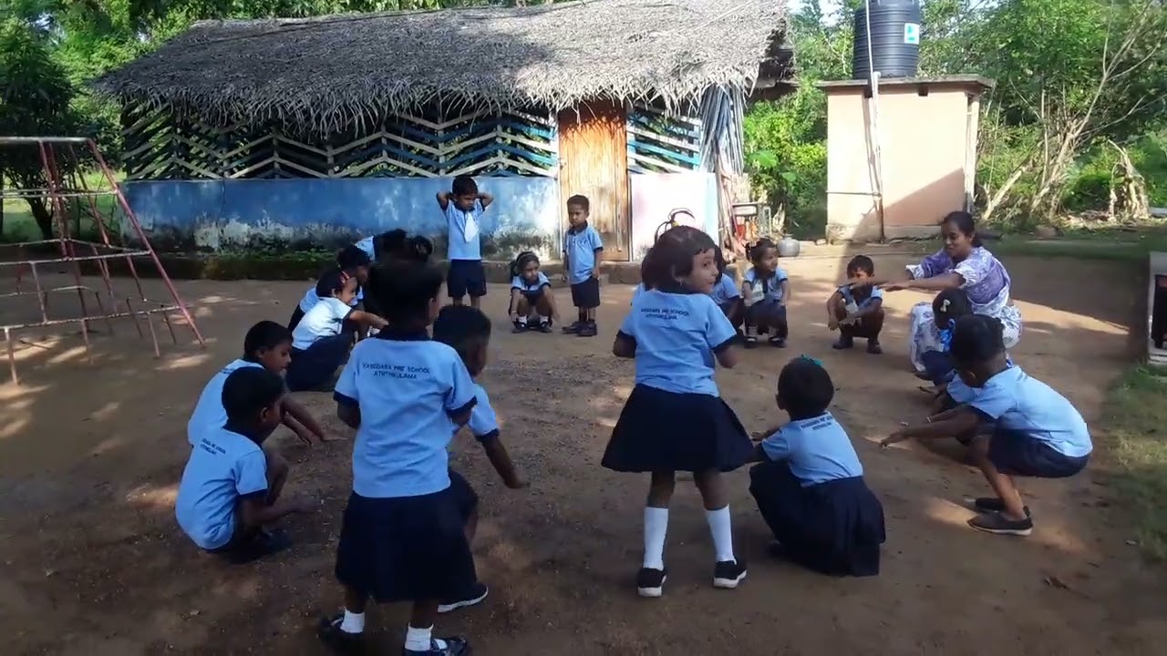අපේ යාලුවො දවස පටන් ගන්න හැටි #dance #preschool #Kids