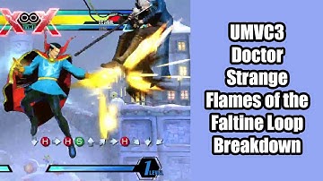 UMVC3 Doctor Strange Flames of the Faltine Loop Breakdown