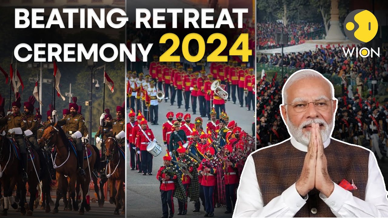 Beating Retreat 2024 LIVE: Beating Retreat Ceremony | Annual Musical Extravaganza |Vijay Chaowk LIVE