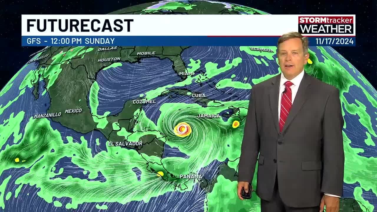 Rain pattern continues for the Gulf Coast - YouTube