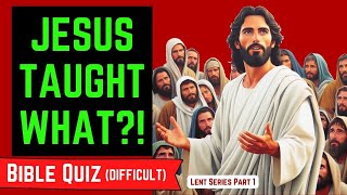 JESUS Bible Quizzes | His Teachings & Parables | Most won't get 💯%! screenshot 4
