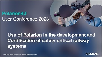 Polarion4U Berlin - Polarion in the development and certification of safety-critical railway systems