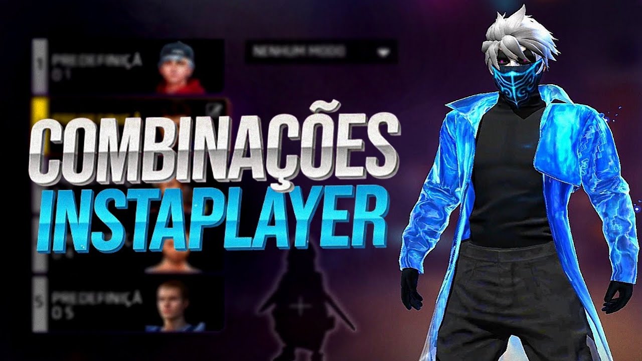 SKINS VIBE INSTAPLAYER • MELHORES COMBINAÇÕES DE ROUPAS NO FREE FIRE ...