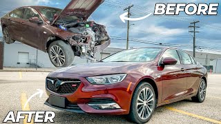 FULL BUILD: REBUILDING A SALVAGE CRASHED 2020 BUICK REGAL SPORTBACK