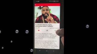 Tutorial of the New JamRockOne Media App News Page