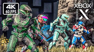 Halo Infinite (Xbox Series X) TOTAL CONTROL FRAGMENTATION MAP 4K 60FPS Gameplay