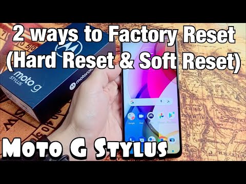 how to factory reset the moto g