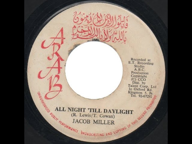 洋楽 Jacob Miller/ All Night Till Daylight Jacob Miller-All Night Till Daylight - YouTube