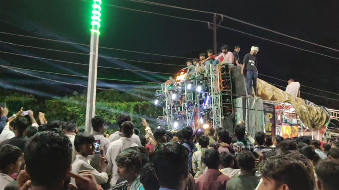 Prem Dj Mau के सेटअप पर लाखों लोगों की भीड Durga Puja Visarjan Mau