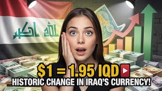 🔥 Iraqi Dinar Revaluation 2025 | $1 = 1.95 IQD | Historic Currency Reset Explained