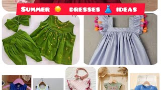 Summer dresses 👗\Baby Girl Lawan & Cotton Summer Designs 2024|Baby Girl Summer Homemade Dress 2024