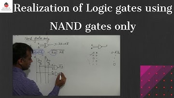 Realization of logic gates using NAND gate | Digital Electronics