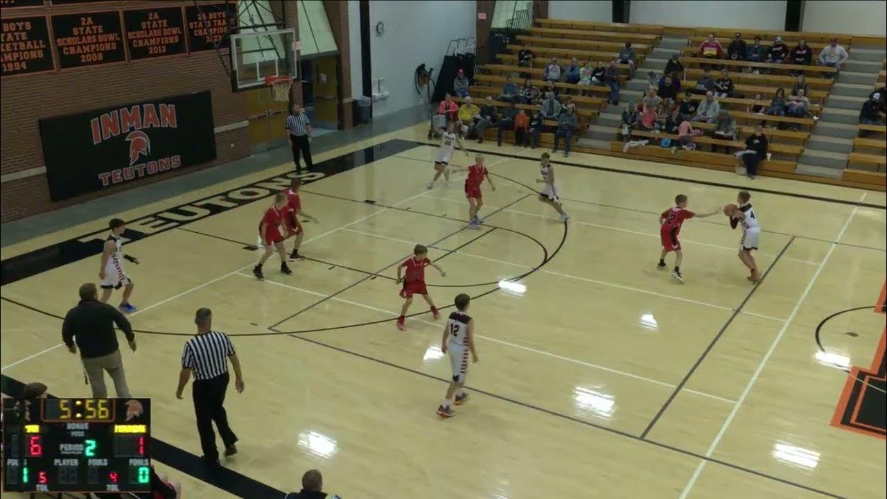 Inman vs Moundridge Junior High Basketball YouTube