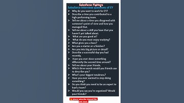 Salesforce interview questions of EY #salesforce
