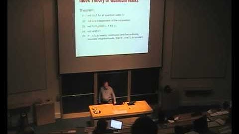 Reinhard Werner: "Quantum cellular automata 2"