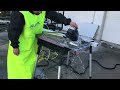 Miter cutting 2cm porcelain paver using alpha professional tools esc 150 miter cutting kit