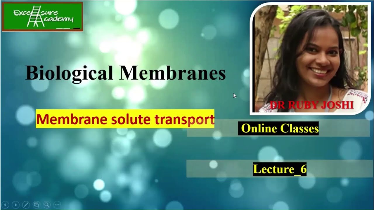 Cell Biology #Lecture_6 #Membrane Transport #Ion channels #Sodium Channel #Potassium Channel