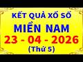 Kết quả xổ số miền nam hôm nay thứ 5 ngày 23/4/2026 (xs Tây Ninh, xs An Giang, xs Bình Thuận)