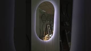 Oval LED mirror