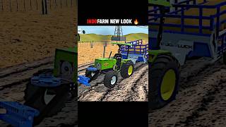 INDOFARM NEW LOOK 🔥 indian desi simulator 3D #indiantractor3d #shortsfeed