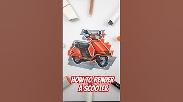 Spacy scooter sketch #designer #art #design #drawing #automobile #sketch #sketchdesign #artist