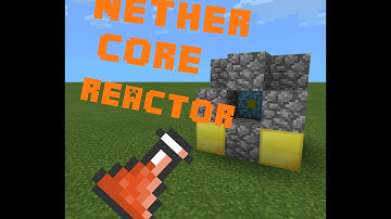 How To Make The Nether Core Reactor MCPE 0.9.5