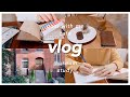 💐 vlog - トラベラーズノートに2021年の目標を書いたり、美術館に行ったり、勉強したり｜ルドン・ロートレック展