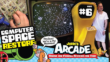 Computer Space Restore Part #6 - PCB Cap Kit and Troubleshooting