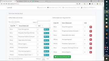 Sistem Informasi Akademik Kampus Berbasis Web 2018
