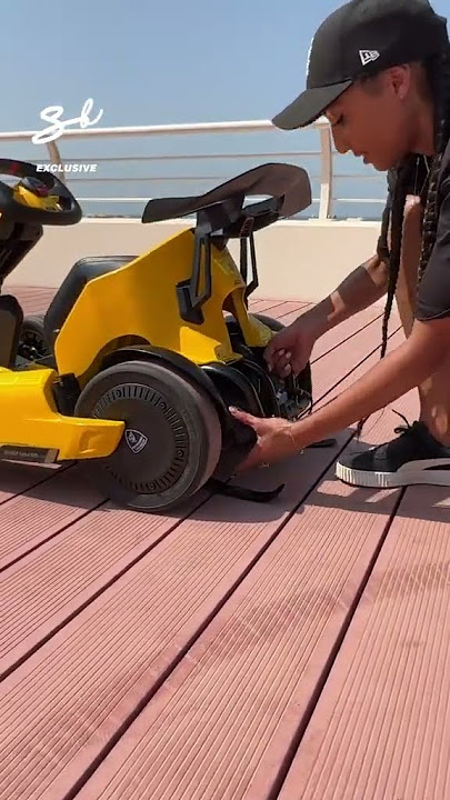Seg-Kart? Go-Way? What are we calling this? 🏎️🤣 #segway #gokart #lamborghini