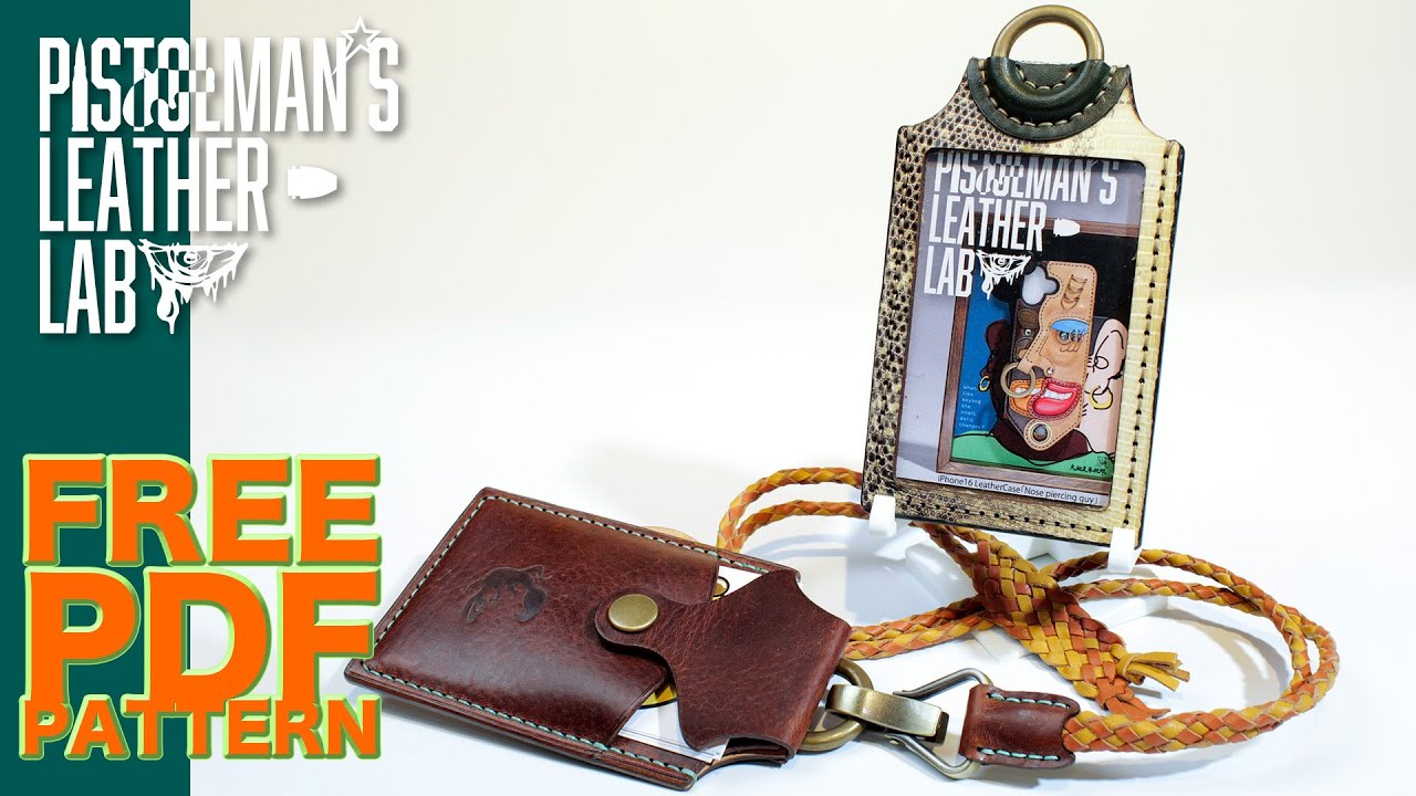 FREE Pattern】IDホルダー2025／ID & BusinessCard Holder【leather
