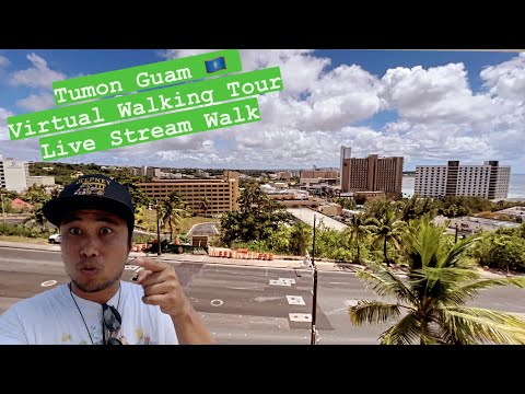 (Live) Tumon Guam 🇬🇺 Virtual Walking Tour Finding SKYBAR Bayiew Hotel Walk N' Talk!