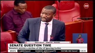 Senators accuse a section of CSs of ignoring invites