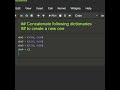 #python Concatenate following dictionary to create a new one
