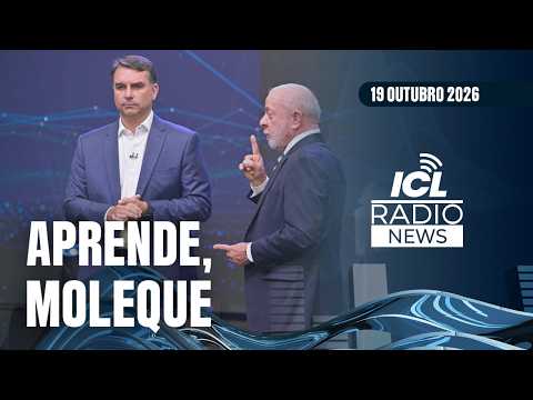 FLÁVIO EXAGGERATES WITH MOCKERY AND LEAVES THE DEBATE WITH A 'CRACKED' IMAGE - RADIO NEWS - 10/19/26